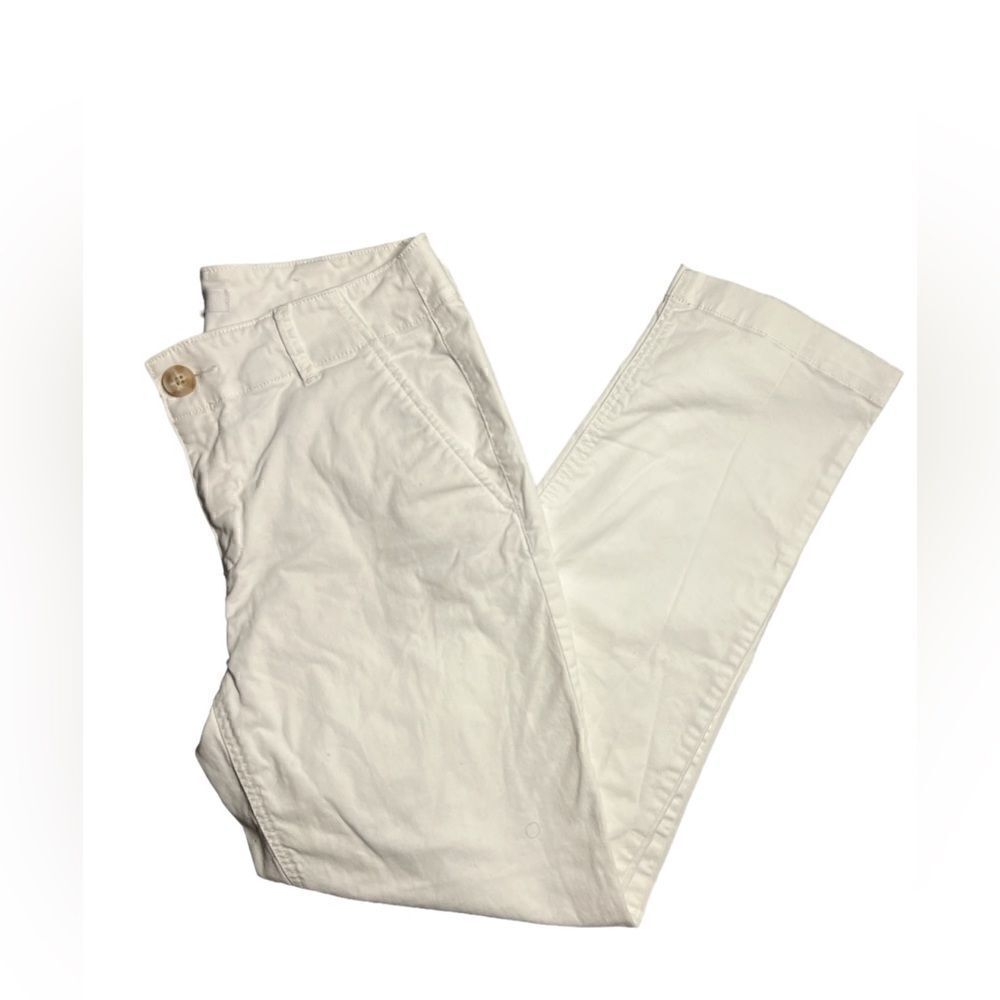 🐘Loft White Slim pants